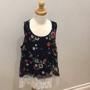 Floral tank top